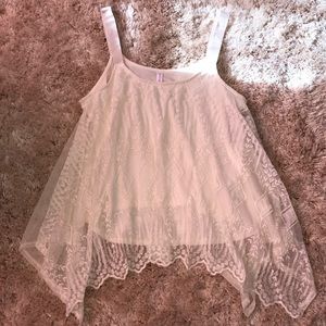 Women’s cream tank top